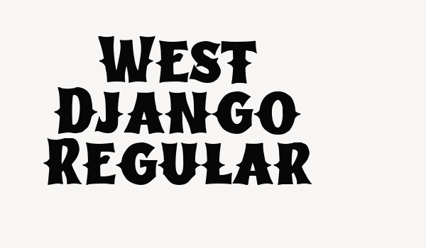 West Django Regular Font