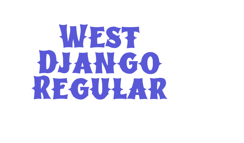 West Django Regular Font Download