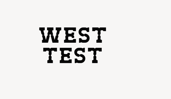 West Test Font