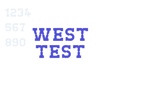 West Test Font Download