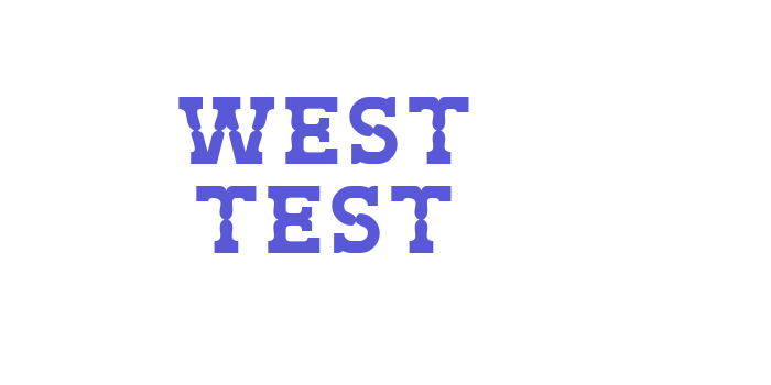 West Test Font Download