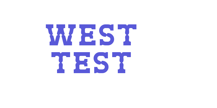 West Test Font