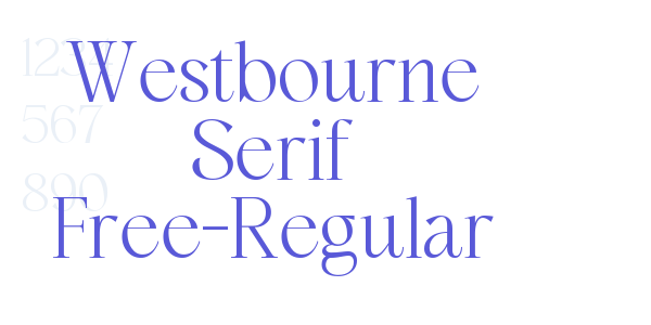 Westbourne Serif Free-Regular font free