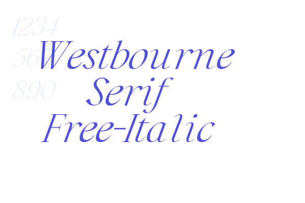 Westbourne Serif Free-Italic