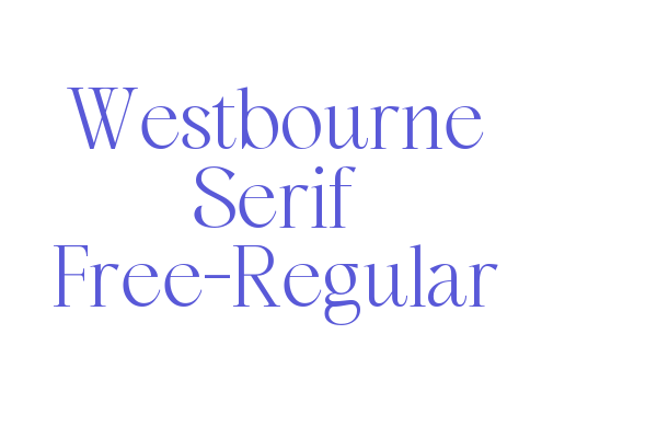 Westbourne Serif Free-Regular Font