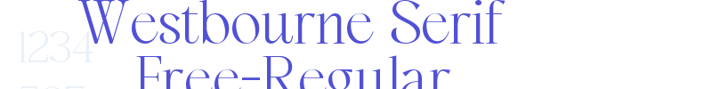 Westbourne Serif Free-Regular-font