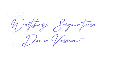 Westbury Signature Demo Version--font-download