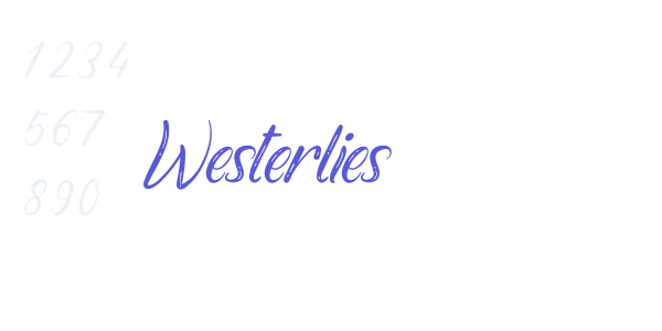 Westerlies font free