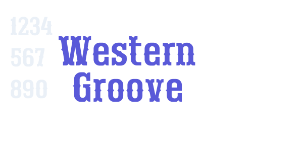 Western Groove font free