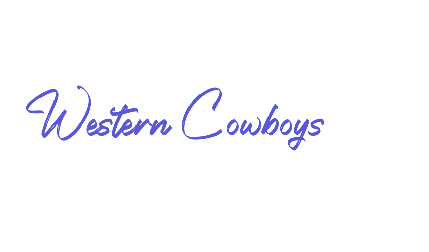 Western Cowboys Font