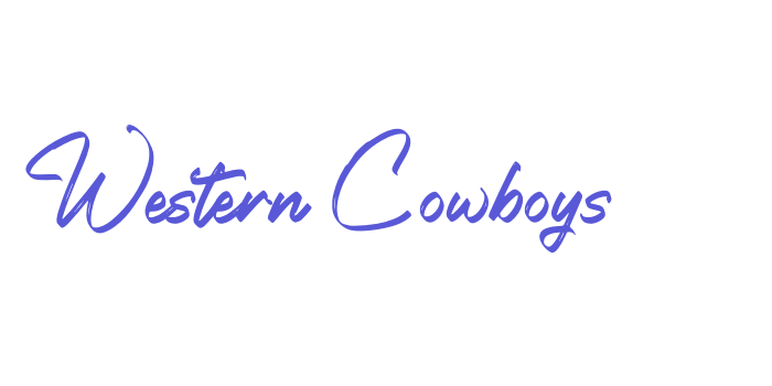 Western Cowboys Font Download