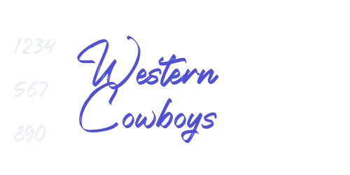 Western Cowboys-font-download