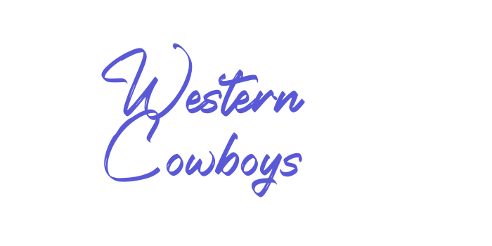 Western Cowboys Font