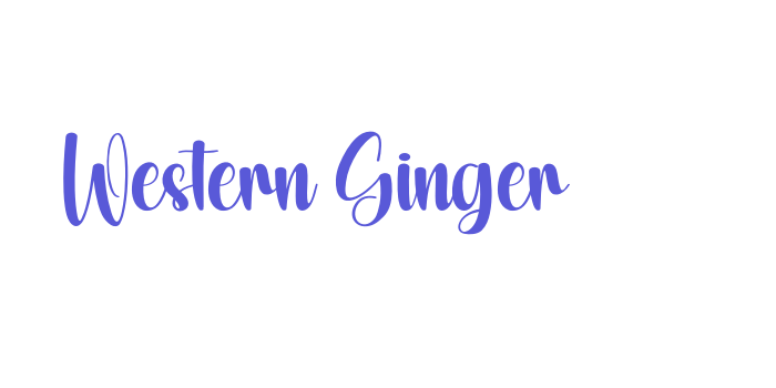 Western Ginger Font Download