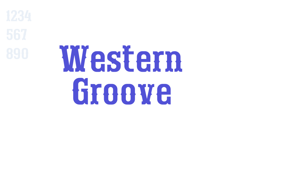 Western Groove-font-download