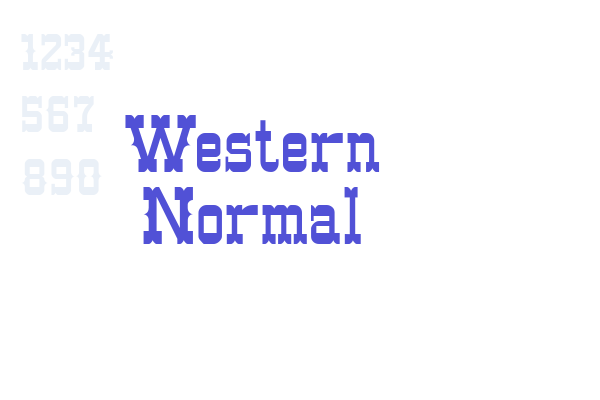 Western Normal Font Download