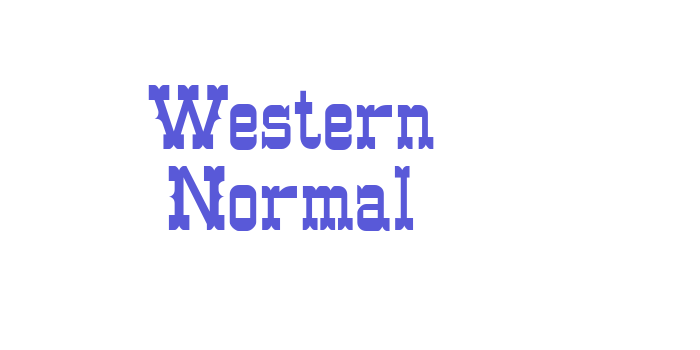 Western Normal Font Download