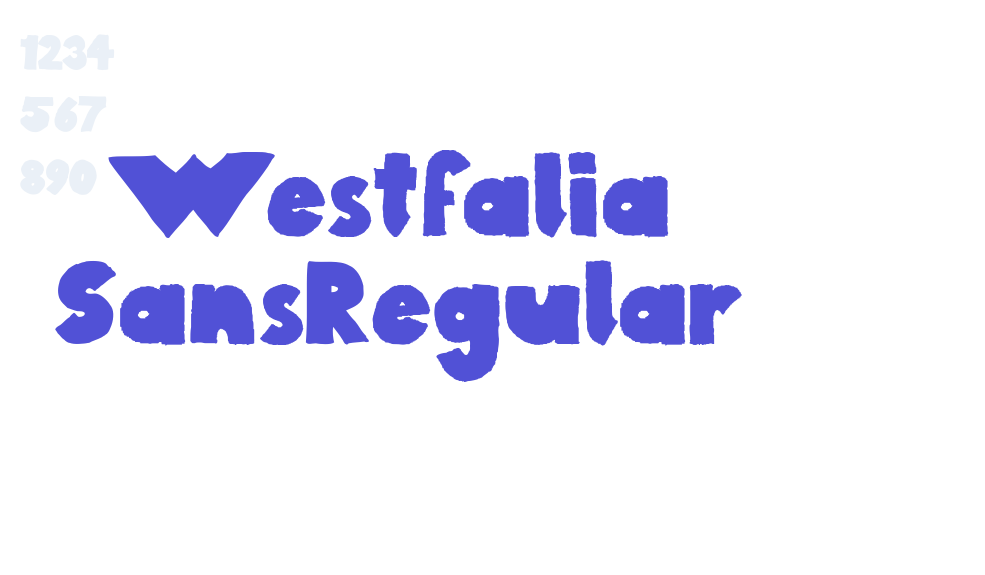 Westfalia SansRegular-font-download