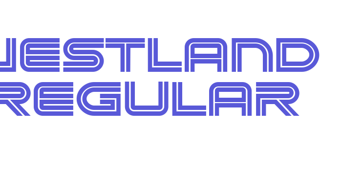 Westland Regular Font