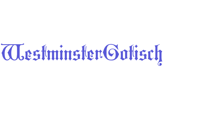 WestminsterGotisch Font Download