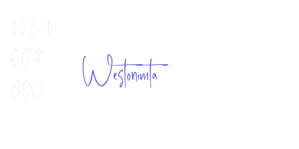 Westonimta font free