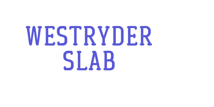 Westryder slab Font Download