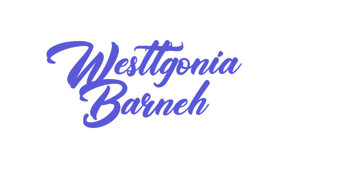 Westtgonia Barneh Font Download