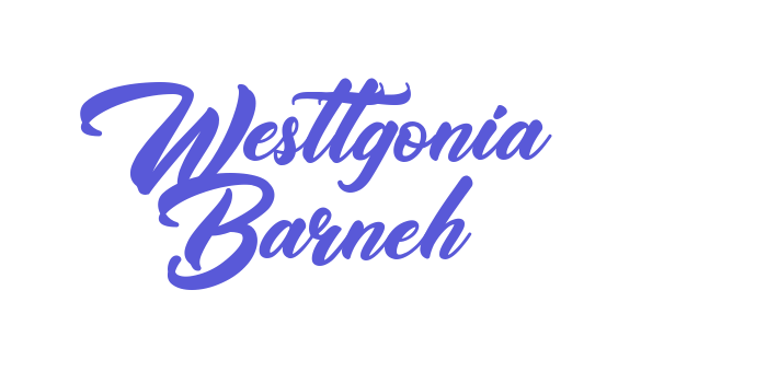 Westtgonia Barneh Font