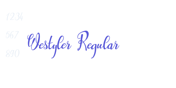 Westyler Regular font free