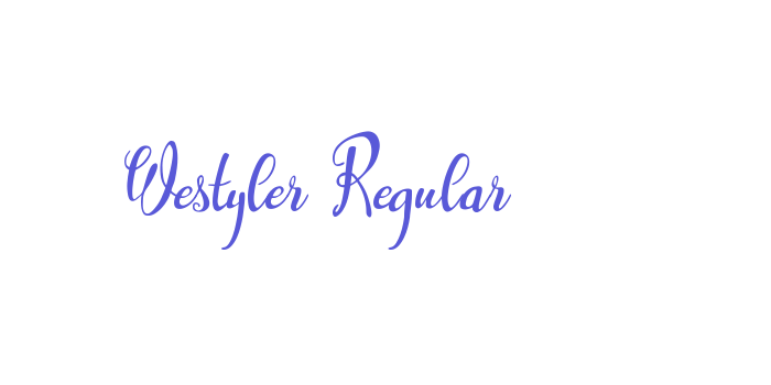 Westyler Regular Font Download