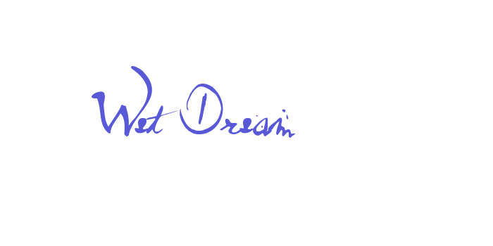 Wet Dream Font Download