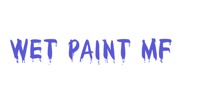 Wet Paint MF Font Download