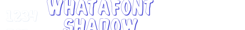 Whatafont Shadow-font