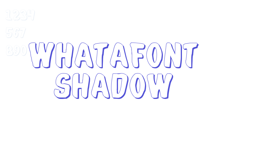 Whatafont Shadow-font-download