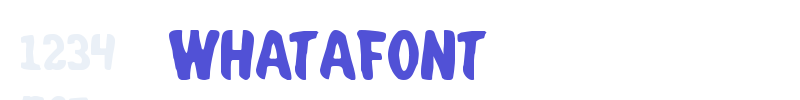 Whatafont-font