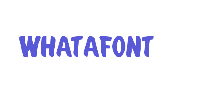 Whatafont Font