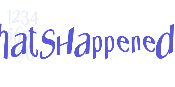 WhatsHappened font free