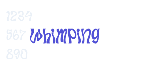 Whimping-font-download