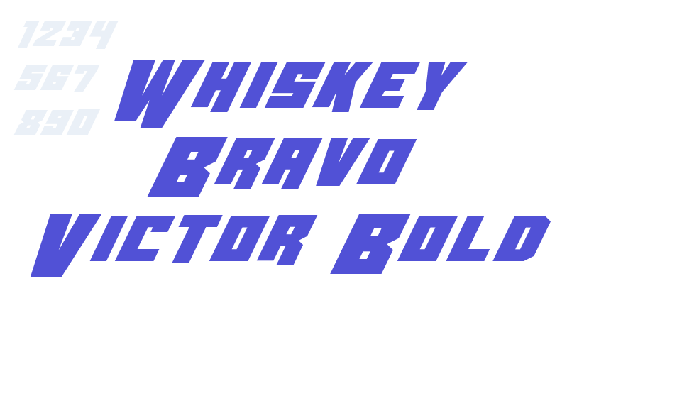 Whiskey Bravo Victor Bold-font-download