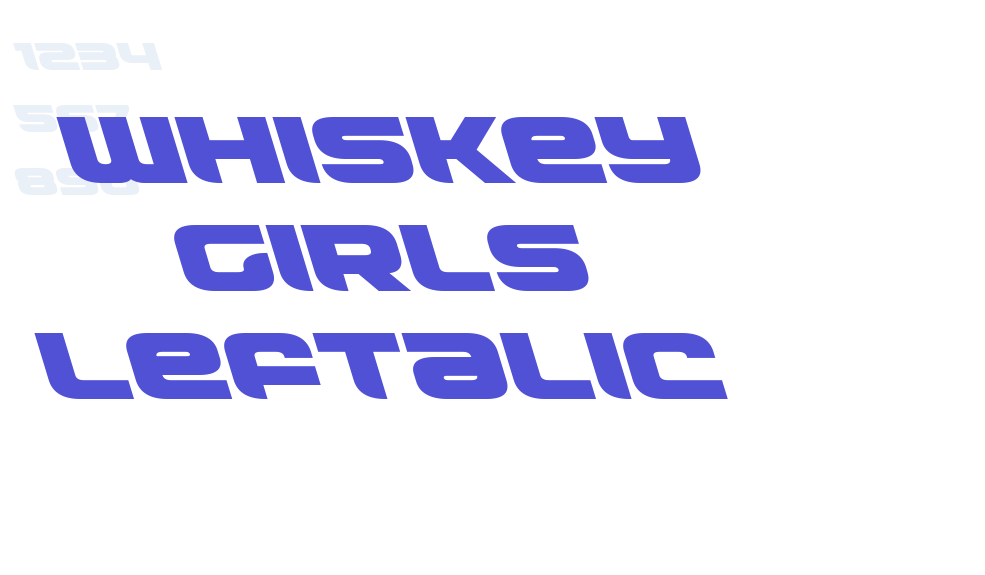 Whiskey Girls Leftalic-font-download