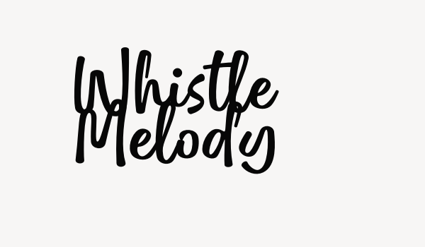 Whistle Melody Font