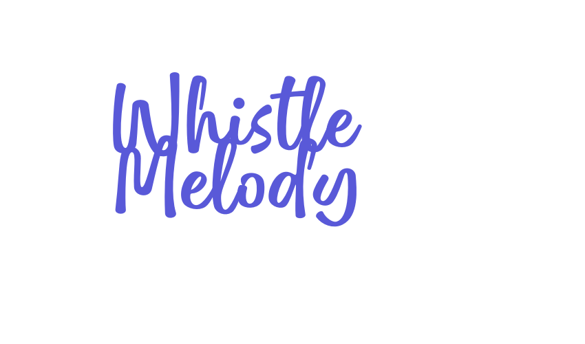 Whistle Melody Font