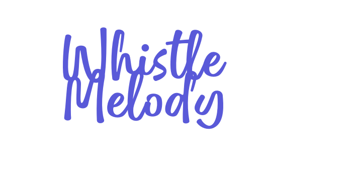 Whistle Melody Font Download