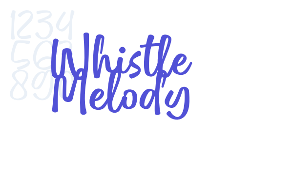 Whistle Melody font download