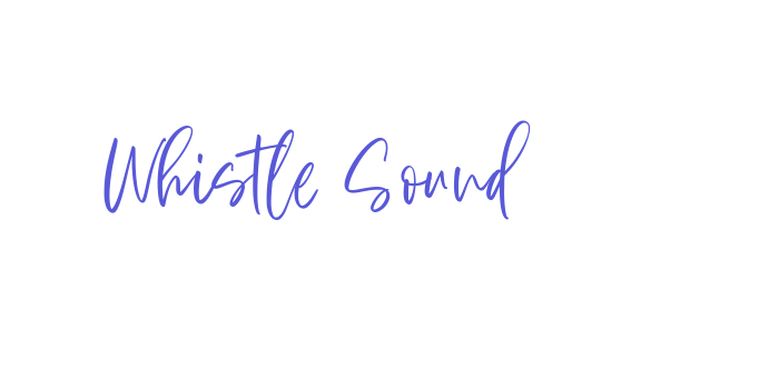 Whistle Sound Font