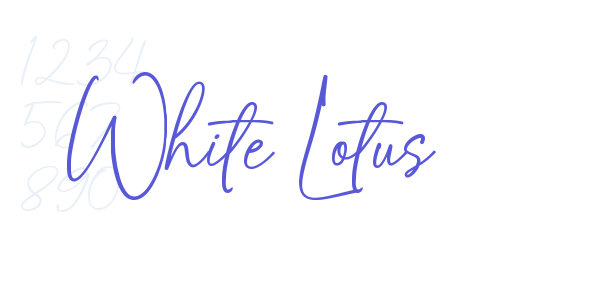 White Lotus font free