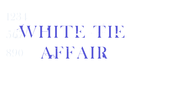 White Tie Affair font free