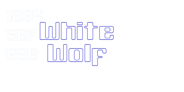 White Wolf font free