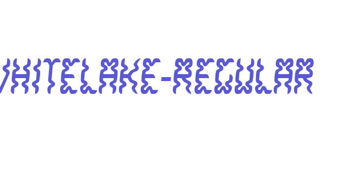 WhiteLake-Regular Font Download