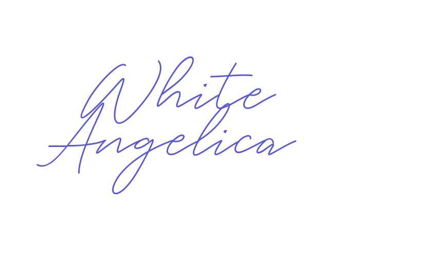 White Angelica Font